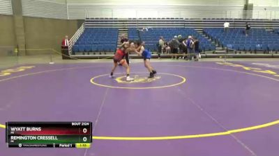 125 lbs 1st Place Match - Wyatt Burns, MI vs Remington Cressell, IN