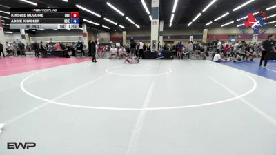 64 lbs Rr Rnd 1 - Kinslee McGuire, Liberty Warriors Wrestling Club vs Addie Knadler, NB Elite Wrestling Club