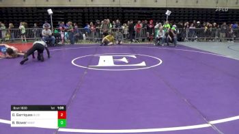 130 lbs Quarterfinal - Owen Garriques, Bloomsbury vs Brody Bower, Montoursville