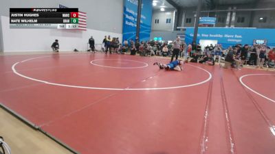 135 lbs Rr Rnd 1 - Justin Hughes, Manchester vs Nate Wilhelm, Grantsville