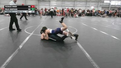 100 lbs Round 1 (4 Team) - Thomas Hirsh, Perrysburg WC vs Felix Simpkins, Shamrock WC