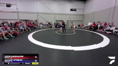 182 lbs Round 2 (8 Team) - Justin Rademacher, Oregon vs Zachary Attebury, Missouri