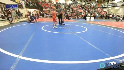 58 lbs Quarterfinal - Thomas Sandlin, Vian Wrestling Club vs Patrick Real, Sallisaw Takedown Club