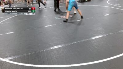 155 lbs Round 4 (6 Team) - Abdulla Abduvallye, MF Purge vs Colton Saxon, Backyard Bullies Wrestling Club