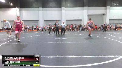 215 lbs Round 3 (6 Team) - Clifford Williford, Georgia United Blue vs Luke Thompson, Misfits