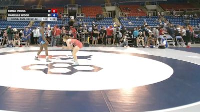 125 lbs Cons. Sub-rd Of 32 - Emma Penna, New York vs Darielle Wood, Maryland