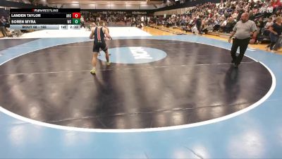 165 lbs Champ. Round 1 - Landen Taylor, Arcadia vs Soren Myra, Wheaton