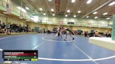 130 lbs Round 5 - Steven Buddemeyer, Owensville Wrestling vs Kayden Hole, Carthage Wrestling Club