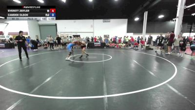 132 lbs Everett Zeitler, Wisconsin vs Camden Olson, Pennsylvania Blue