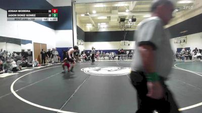 152 lbs Quarterfinal - Jason Doniz Gomez, Apple Valley vs Josiah Moreira, Rough House