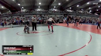 110 lbs Champ. Round 1 - Drake Nunley, Cape Central Wrestling Club-A&nbsp; vs Brax Marriott, Chillicothe Wrestling Club-AAA