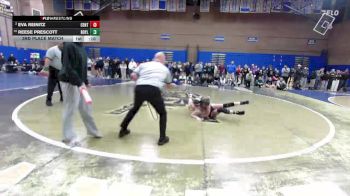 115lbs 3rd Place Match - Reese Prescott, Royal (Girls) vs Eva Reinitz, Centralia (Girls)