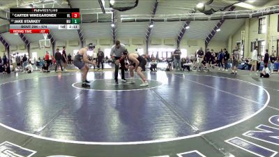 174 lbs Quarterfinal - Jake Starkey, Mount Union vs Carter Winegardner, West Liberty