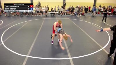 132 lbs Champ. Round 1 - Joey Enzminger, ND vs Gavin Rockey, IL