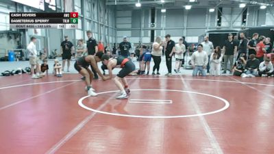 140 lbs Cons. Sub-quarters - Cash Devers, Asylum Wrestling Club vs Dameterius Sperry, Team Real Life Wrestling