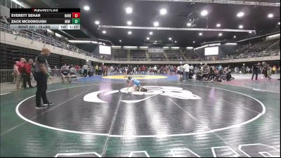 75 lbs Quarterfinal - Everett Sehar, Harrisburg vs Zack McDonough, New Castle