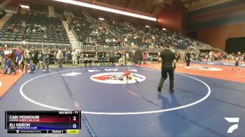 71 lbs Champ. Round 1 - Cain Monsouir, Casper Wrestling Club vs Eli Gideon, Cody Wrestling Club