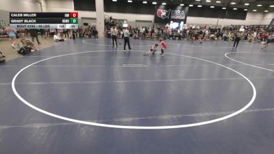 49 lbs Cons. Quarters - Grady Black, Big Game Wrestling Club vs Caleb Miller, Immortal Athletics WC
