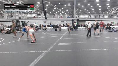 150 lbs Round 5 (6 Team) - Phillip Sarbo, Freakztyle Wrecking Crew vs Jason Gautreaux, Savage WA Boogiemen