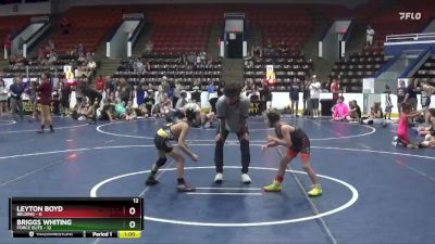 53 lbs Round 4 (6 Team) - Leyton Boyd, Belding vs Briggs Whiting, Force Elite