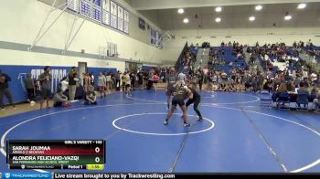 143 lbs Semifinal - Alondra Feliciano-Vazquez, San Fernando High School Wrest vs Sarah Joumaa, Arnold O Beckman