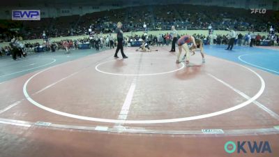 85 lbs 3rd Place - Paisley Heflin, Pryor Elementary Wrestling vs Quin Turner, Hinton Takedown Club