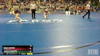 130 lbs Semis & 1st Wrestleback - Riley Hansen, W1-Minot vs Aleiya Cullinan, W3-Bismarck Legacy