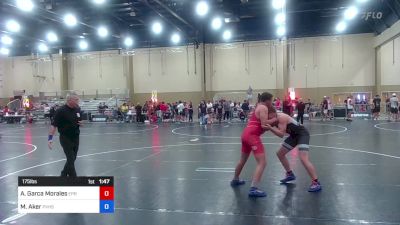 175 lbs Rr Rnd 1 - Alan R. Garca Morales, Ecedao vs Michael Aker, Ponte Vedra High School