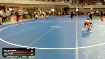 64 lbs Cons. Round 2 - Dax Romsdahl, St. James vs Leo Stang, Rocori