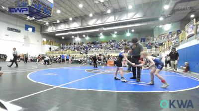 73 lbs Consi Of 16 #2 - Jaxon Walker, Harrah Little League Wrestling vs Stone Fury, Wichita Wrestling Club