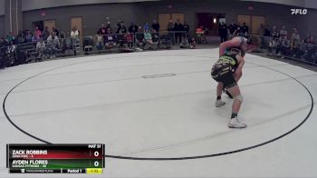 178 lbs Round 5 (8 Team) - Ayden Flores, Kansas Pythons vs Zack Robbins, Iowa PWC