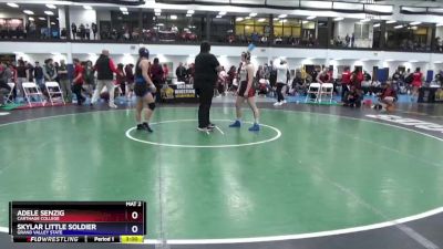 145 lbs Cons. Semi - Skylar Little Soldier, Grand Valley State vs Adele Senzig, Carthage College