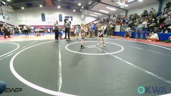 52 lbs Consi Of 4 - Hank Foon, Team Tulsa Wrestling Club vs Maverick Schadegg, Skiatook Youth Wrestling