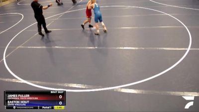 135 lbs Round 1 - James Fuller, Centennial Youth Wrestling vs Easton Hout, Grynd Wrestling