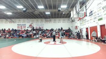 100 lbs Cons. Round 5 - Dulce Lujan, Borah vs Elsie Nebeker, Twin Falls