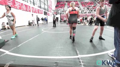 145-155 lbs Rr Rnd 4 - Paisley Farris, Tecumseh Youth Wrestling vs Sirene Ramirez, Tecumseh Youth Wrestling