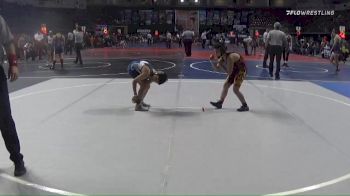 90 lbs 7th Place - Santiago Naranjo, Espanola Junior Wrestling vs Ezrah Messer, Takedown Elite