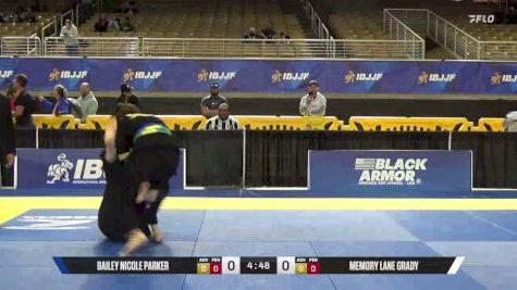 Memory Lane Grady vs Bailey Nicole Parker 2026 Pan Jiu Jitsu IBJJF Championship
