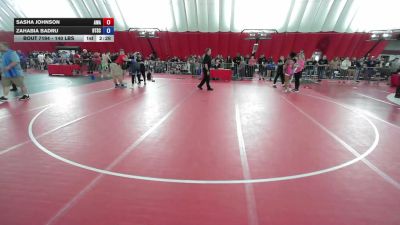 140 lbs Cons. Quarters - Sasha Johnson, Askren Wrestling Academy vs Zahabia Badru, Beat The Streets Chicago