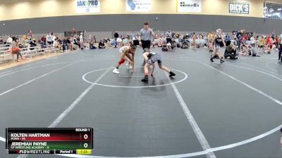 84 lbs Round 1 (6 Team) - Kolten Hartman, POWA vs Jeremiah Payne, CP Wrestling Academy