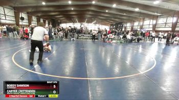 105 lbs Cons. Round 3 - Carter Crittenden, South Summit Wrestling Club vs Boedy Dawson, Altamont