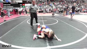 49 lbs Consolation - Kane Leyba, Team Tulsa Wrestling Club vs Riley Stegeman, Raw Wrestling Club