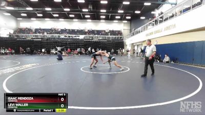 133 lbs Cons. Round 5 - Isaac Mendoza, Cerritos vs Levi Waller, Cerritos