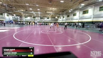 170 lbs 7th Place Match - Ethan Hague, Eastside United vs Maddox Weigel, Bison Wrestling Club