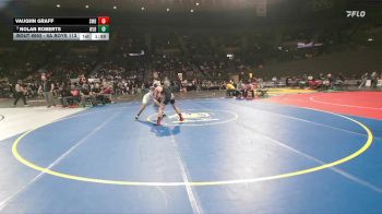 6A Boys 113 lbs 5th Place Match - Nolan Roberts, West Linn Boys vs Vaughn Graff, South Medford Boys