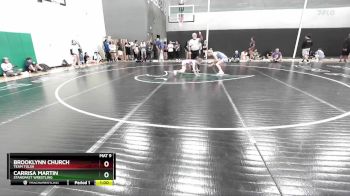 110 lbs Cons. Round 4 - Carrisa Martin, Standfast Wrestling vs Brooklynn Church, Team Tulsa