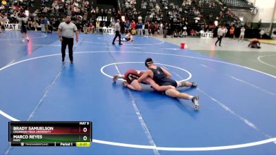 197 lbs Champ. Round 2 - Brady Samuelson, Colorado Mesa University vs Marco Reyes, Mary