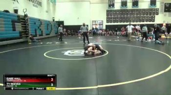 106 lbs Round 1 (3 Team) - Gabe Hall, Thompson Valley vs Ty Reeves, Poudre