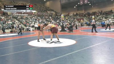 5A 285 lbs Semifinal - David Dalton, Lake Hamilton vs DJ Eckert, Beebe