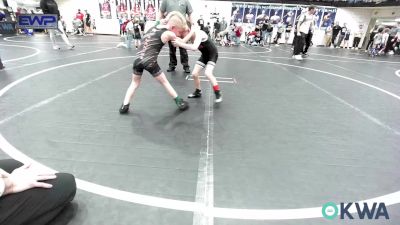 49 lbs Consi Of 4 - Jensen Oss, Saints Youth Wrestling Club vs TeeJay Henry, Comanche Takedown Club